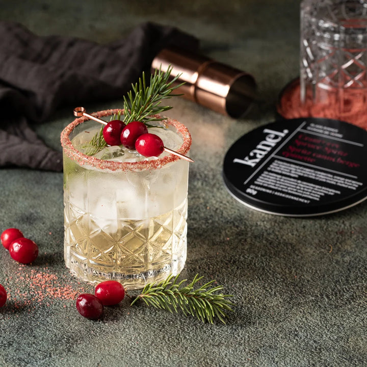 CRANBERRY SPRUCE SPRITZ COCKTAIL RIMMER