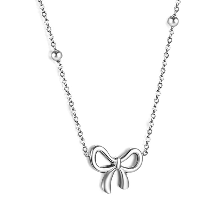 Chic Bow Charm Necklace