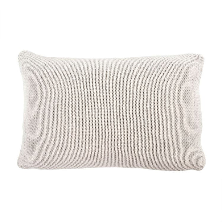 INDABA 16X24 COTTON KNIT PILLOW - LIGHT LAVENDER