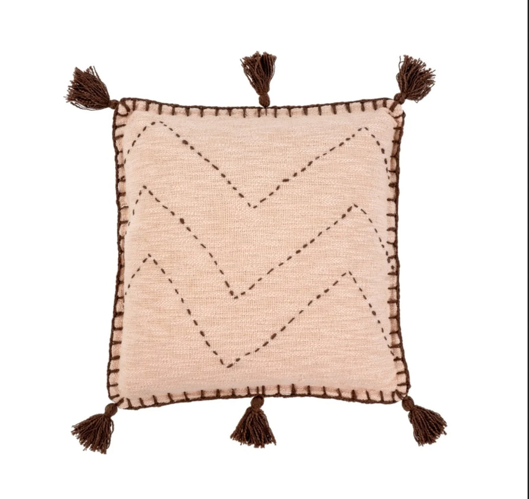 INDABA 20X20 CASBAH PILLOW - BLUSH