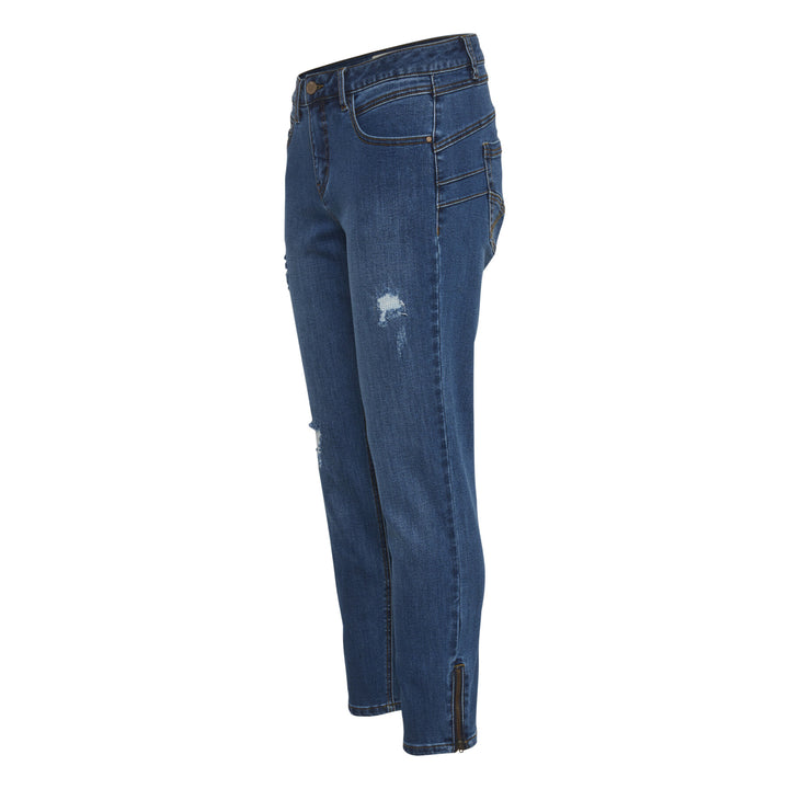 CRJOSEFINE 7/8 JEANS SHAPE FIT - PATCHED INDIGO