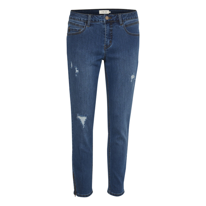 CRJOSEFINE 7/8 JEANS SHAPE FIT - PATCHED INDIGO