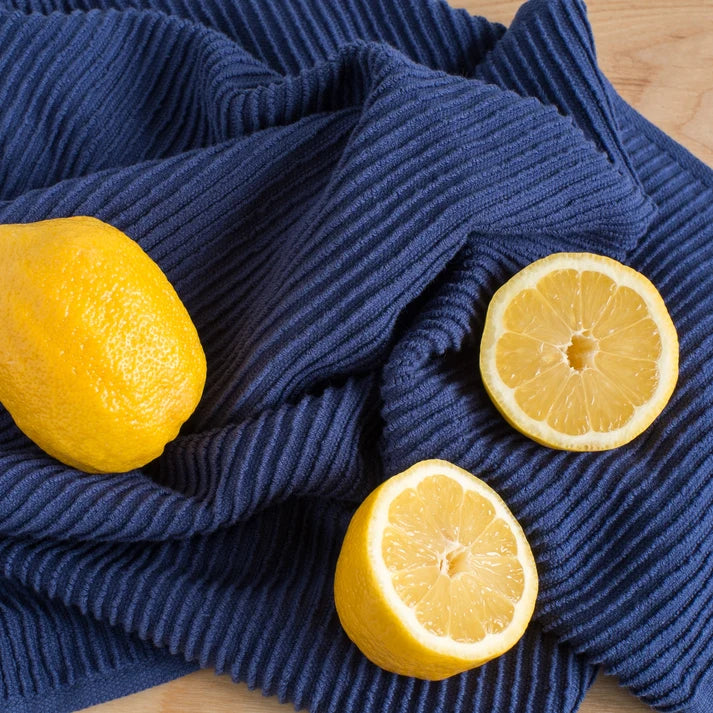 INDIGO RIPPLE DISHCLOTHS - SET OF 2