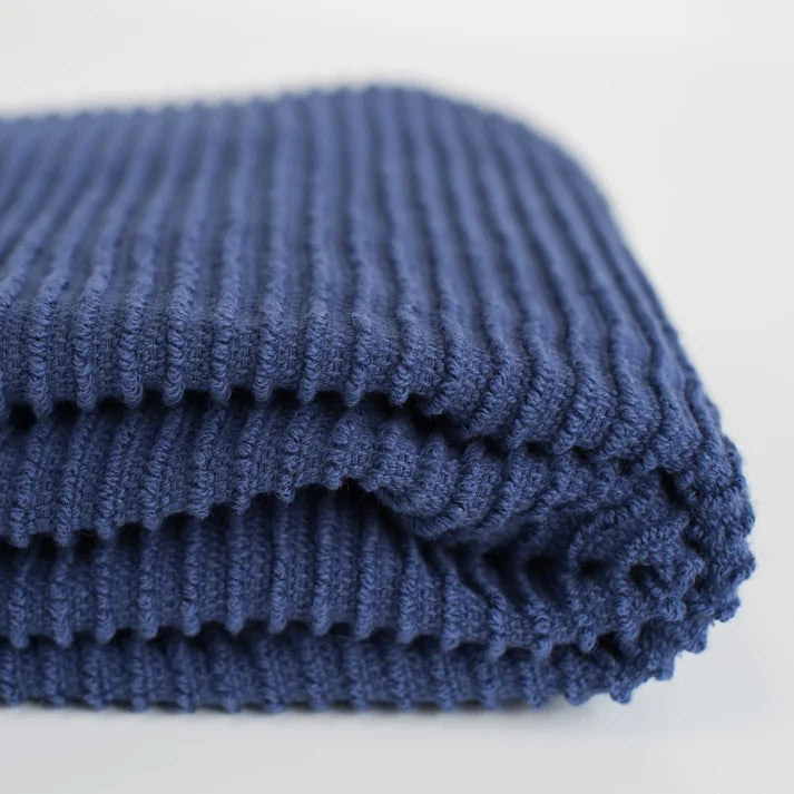 INDIGO RIPPLE DISHCLOTHS - SET OF 2