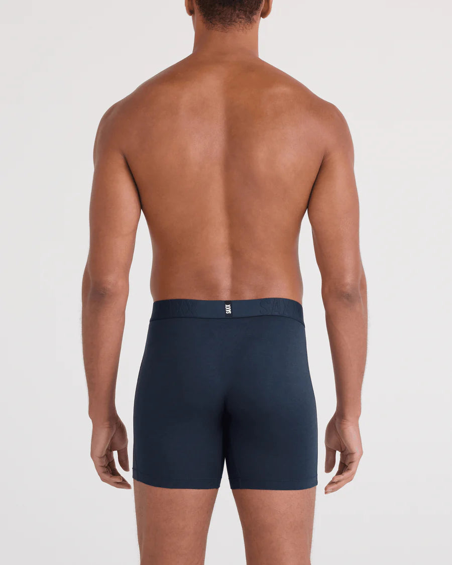 DROPTEMP COOLING COTTON BOXER BRIEF 6" "DARK INK"