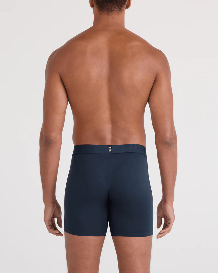 DROPTEMP COOLING COTTON BOXER BRIEF 6" "DARK INK"