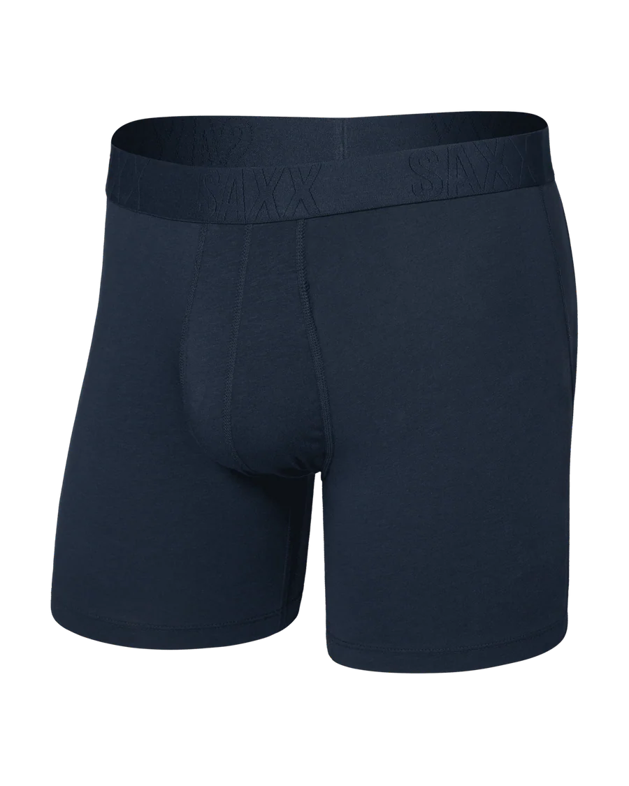DROPTEMP COOLING COTTON BOXER BRIEF 6" "DARK INK"