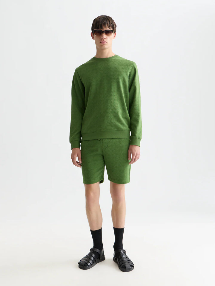 JACQUARD SHORTS "GARDEN GREEN"