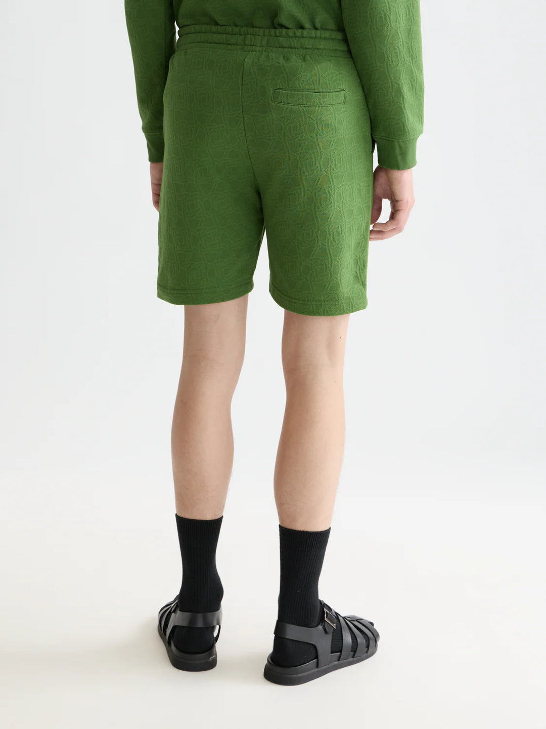 JACQUARD SHORTS "GARDEN GREEN"