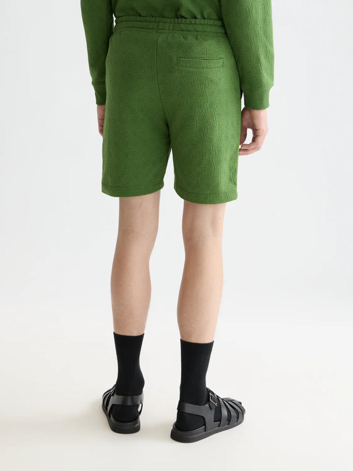 JACQUARD SHORTS "GARDEN GREEN"