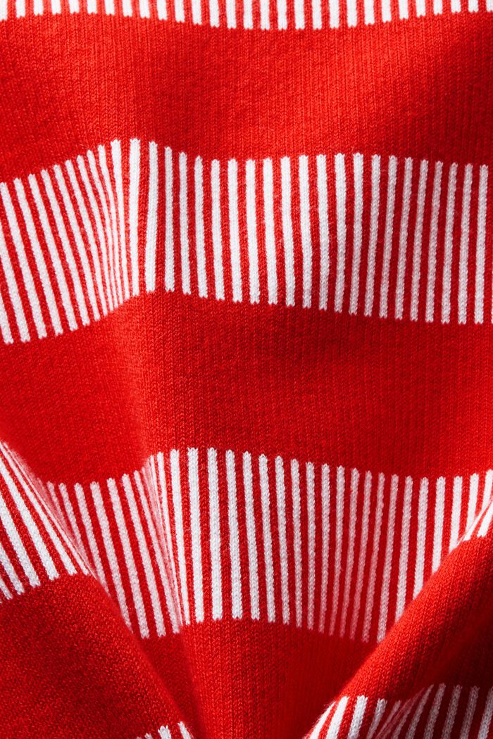 ESPRIT Jacquard Striped Crewneck Sweater