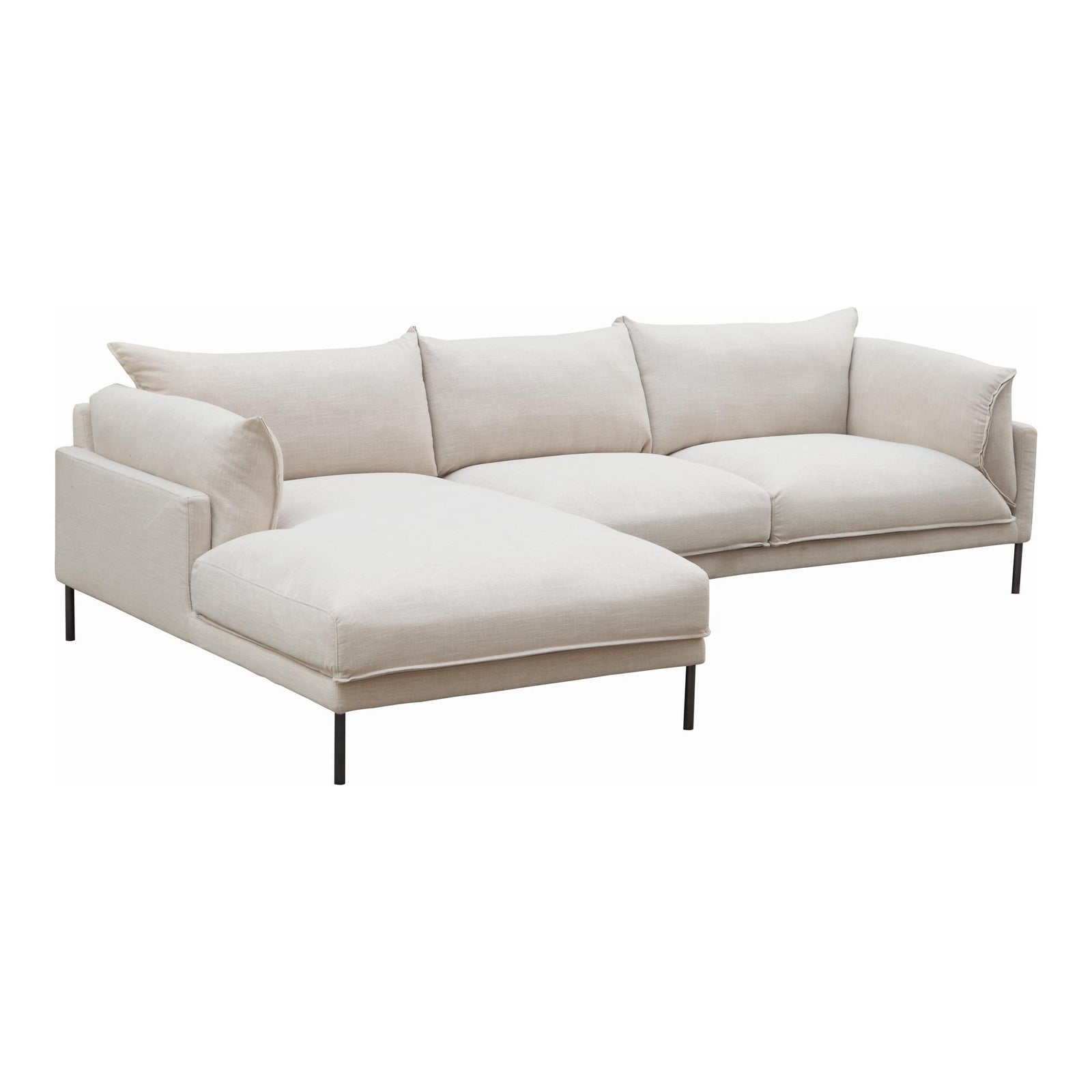 JAMARA SECTIONAL LEFT "SANDY BEIGE"