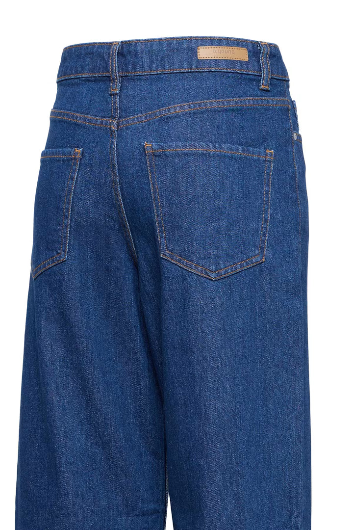 BYKAJANE WIDE LEG JEANS "DARK BLUE DENIM"