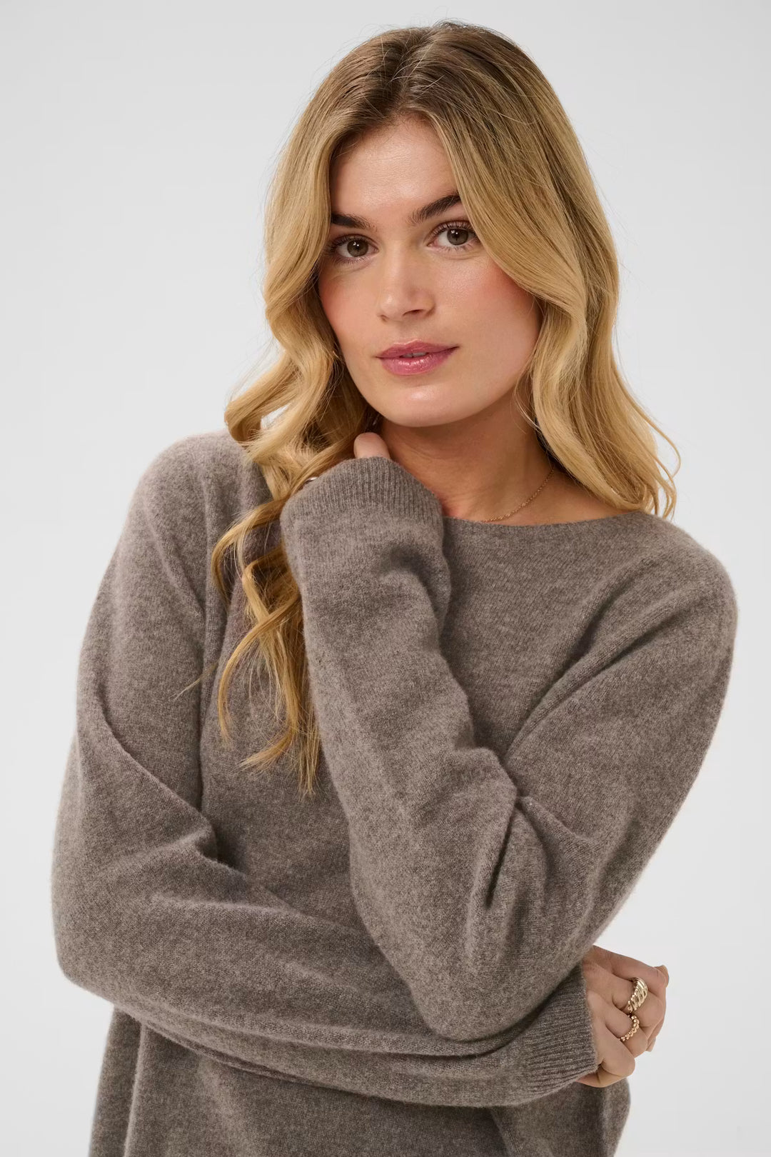 CRMELA PULLOVER  "JAVA MELANGE"