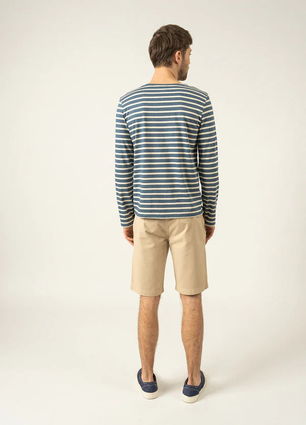 MINQUIERS STRIPED SAILOR SHIRT - JEAN/CHANVRE, MARINE/ECRU,