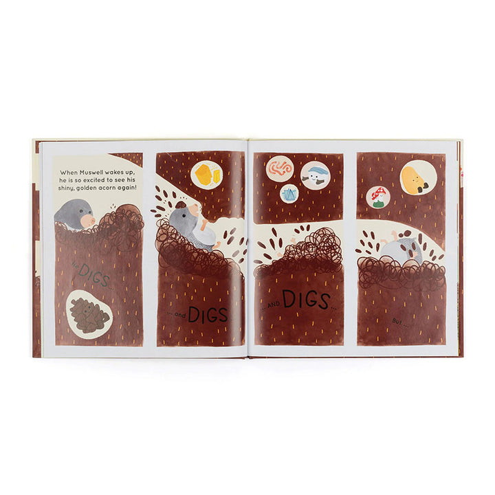 JELLYCAT MUSWELL MOTE AND THE BURIED TREASURE BOOK