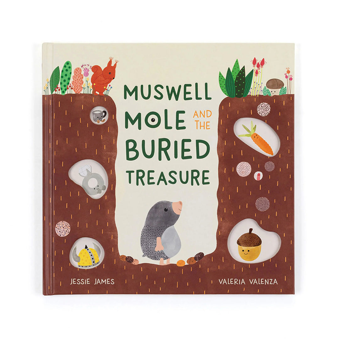 JELLYCAT MUSWELL MOTE AND THE BURIED TREASURE BOOK