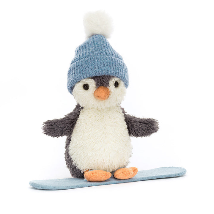 JELLYCAT PEANUT PENGUIN SNOWBORDING SMALL