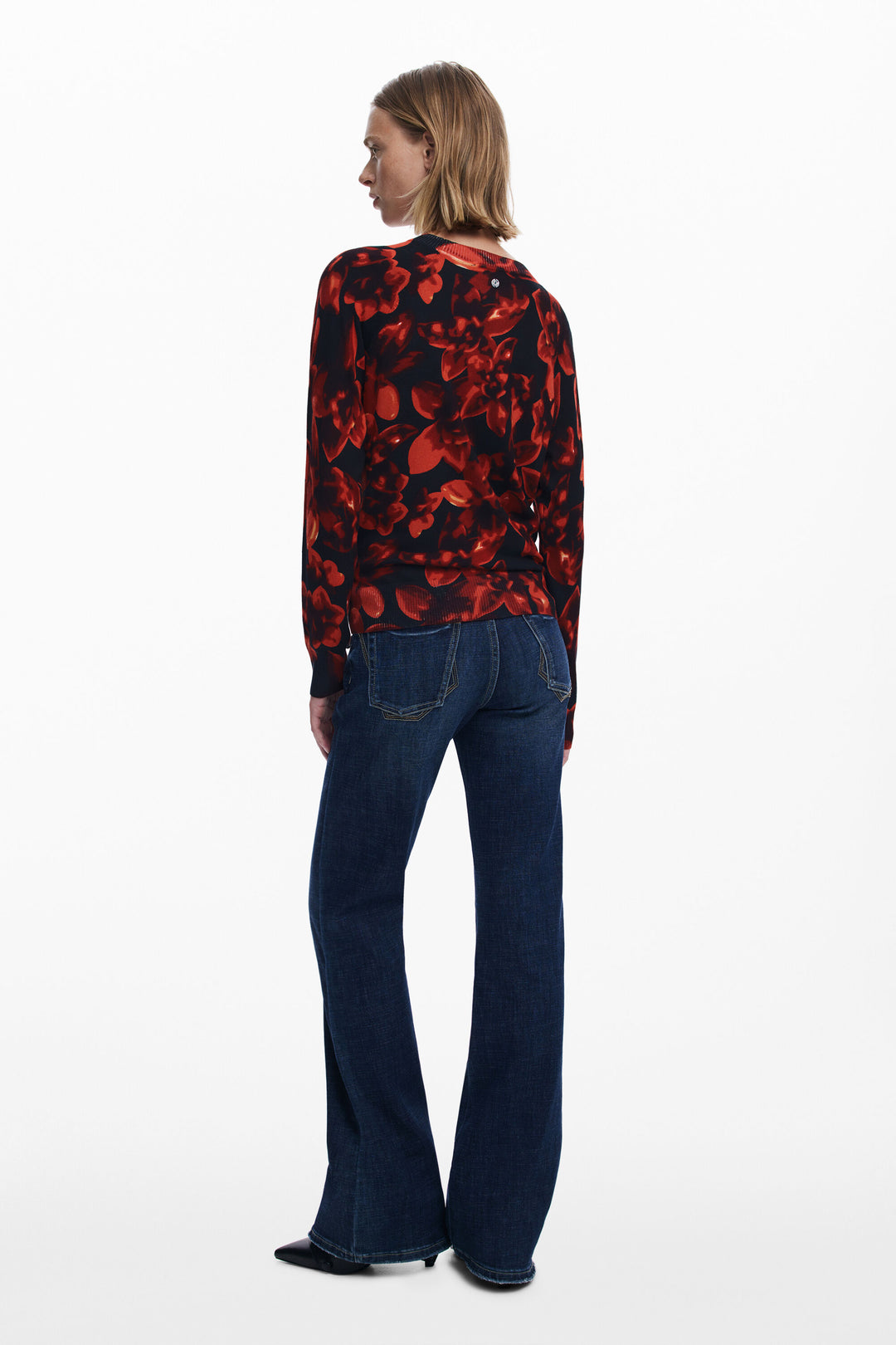 LIGHTWEIGHT FLORAL SWEATER "JERS_LUND"