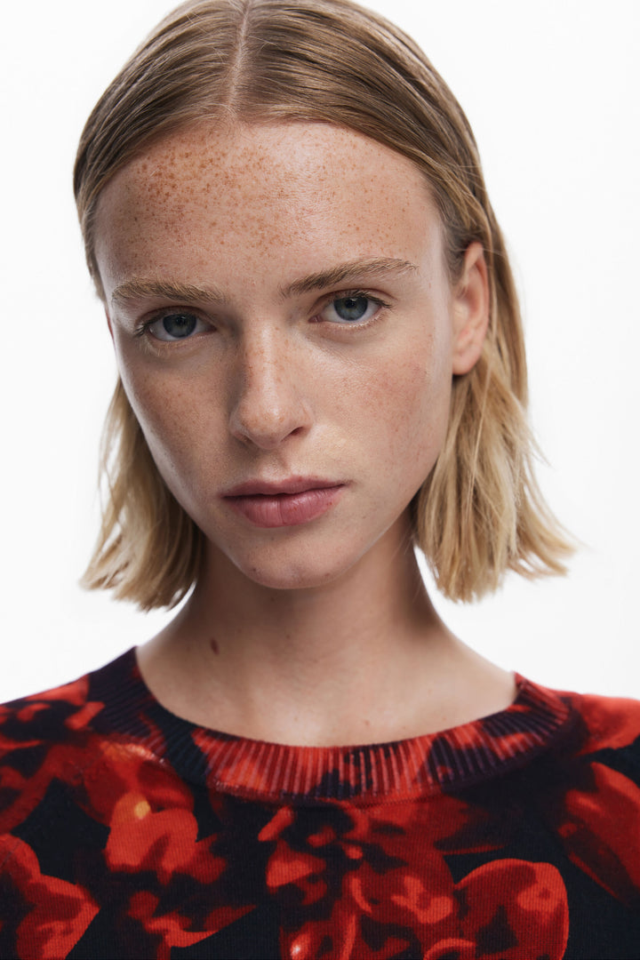 LIGHTWEIGHT FLORAL SWEATER "JERS_LUND"