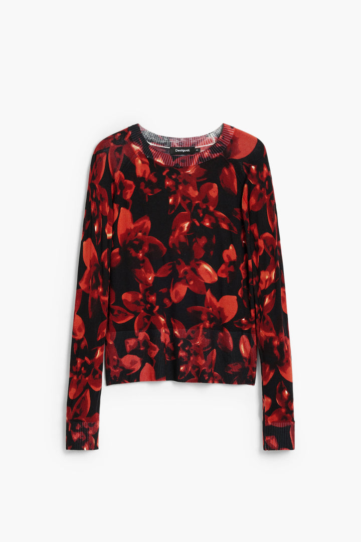 LIGHTWEIGHT FLORAL SWEATER "JERS_LUND"