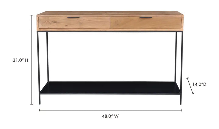 JOLIET CONSOLE TABLE "NATURAL"