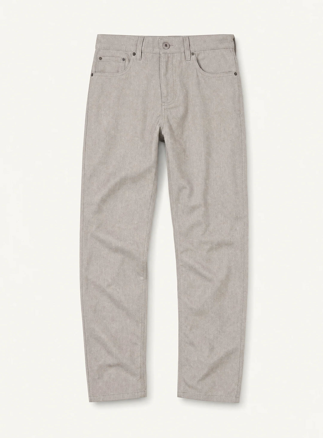 JONI - 5 POCKET FLEX PATTERN PANTS "GREIGE"