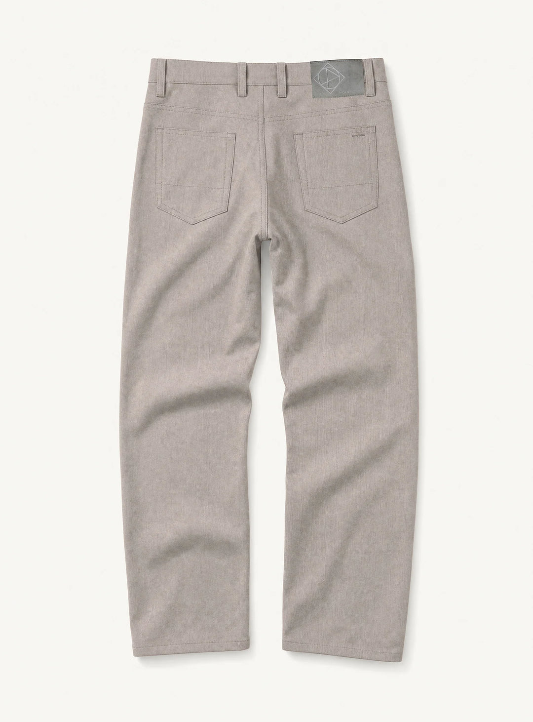 JONI - 5 POCKET FLEX PATTERN PANTS "GREIGE"