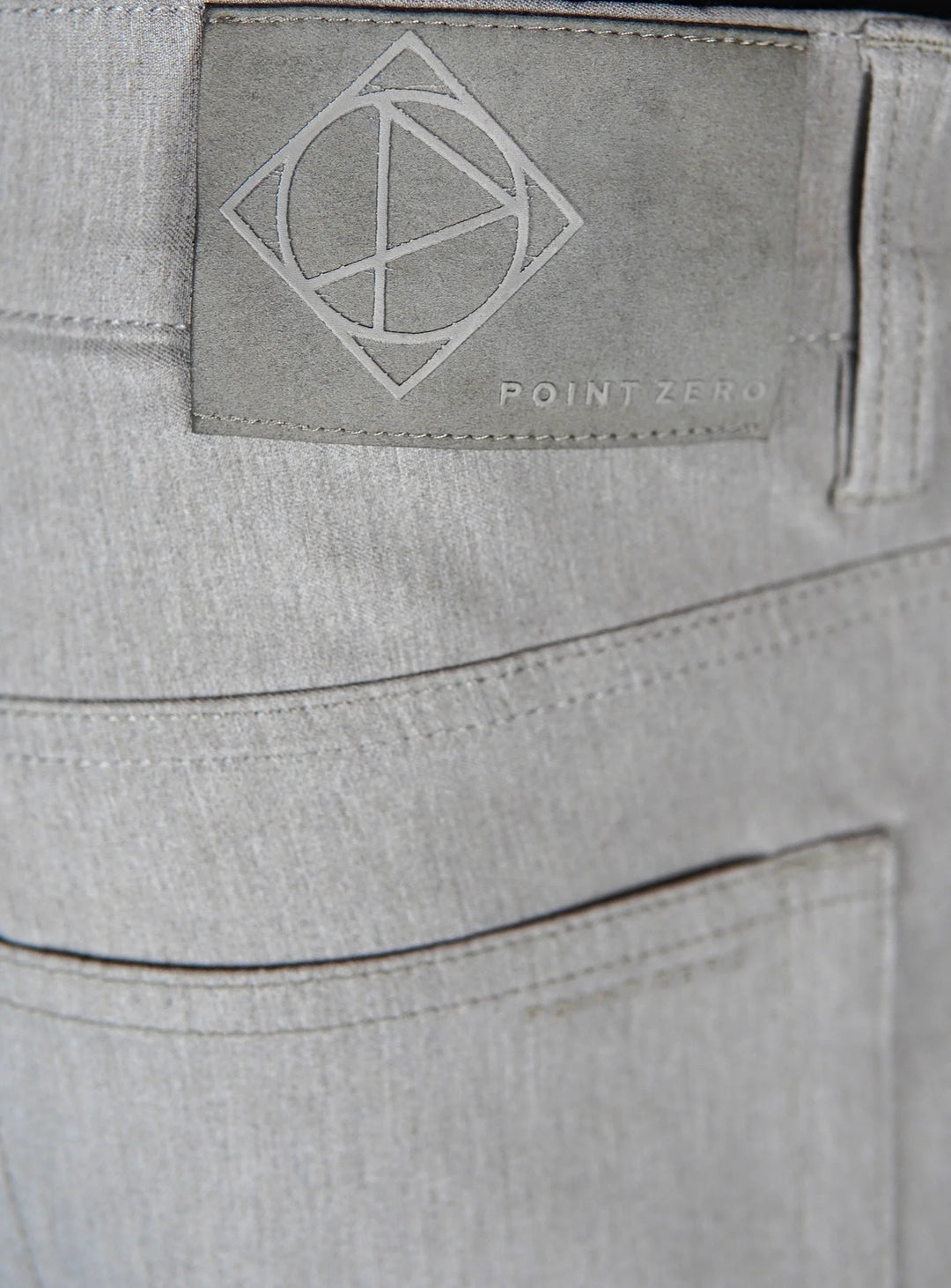 JONI - 5 POCKET FLEX PATTERN PANTS "GREIGE"