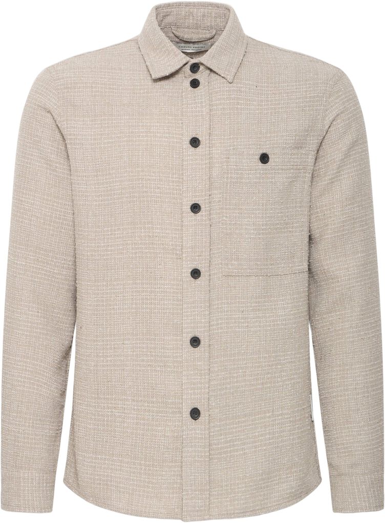 CFJUNO LS WOOLEN SHIRT "ROASTED CASHEW"