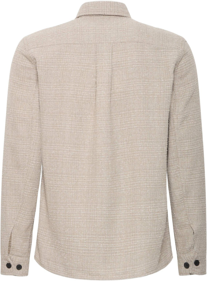 CFJUNO LS WOOLEN SHIRT "ROASTED CASHEW"