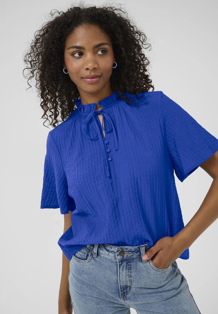 KALIANNA SS BLOUSE "SURF THE WEB"