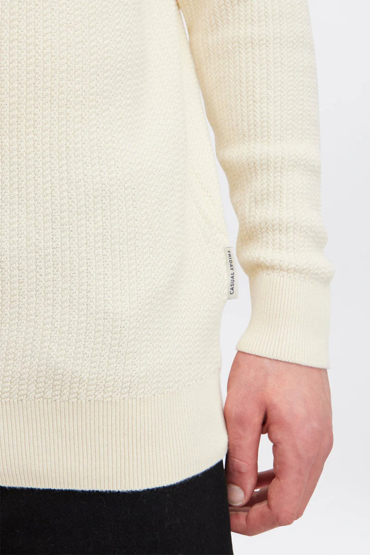 CFKARL STRUCTURED CREW NECK KNIT