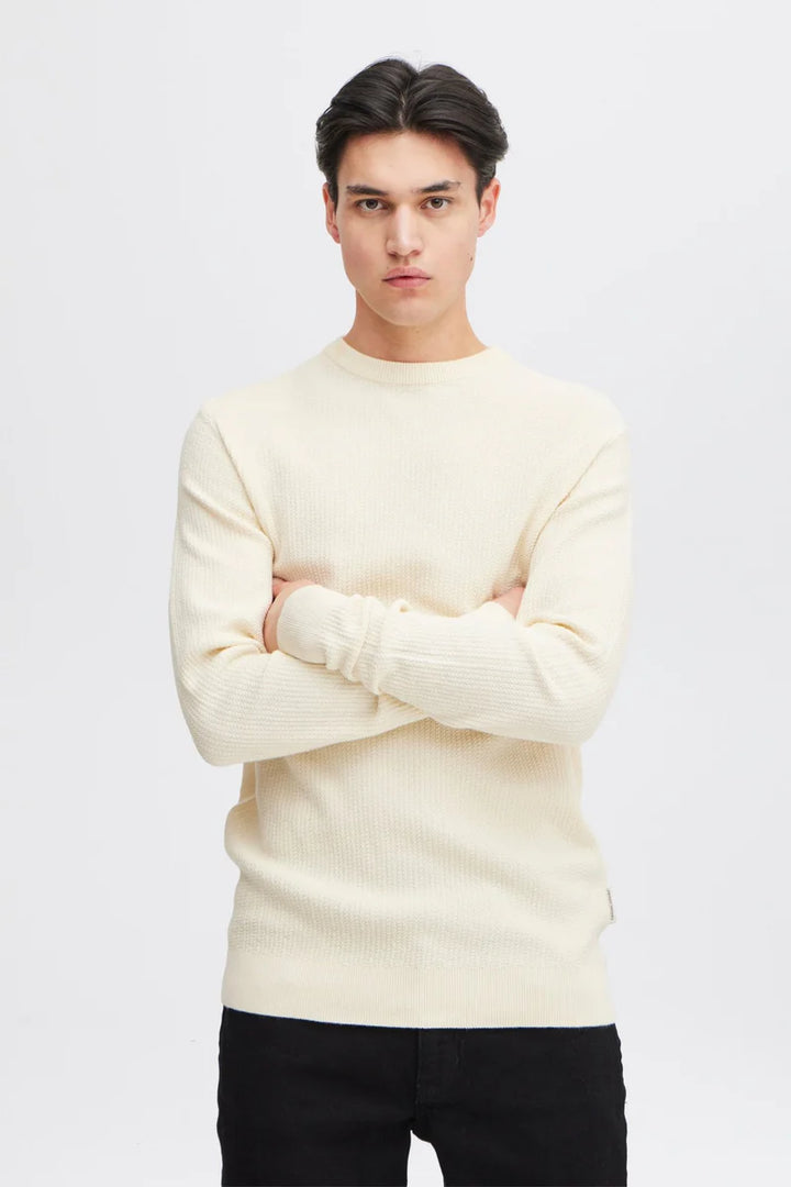 CFKARL STRUCTURED CREW NECK KNIT