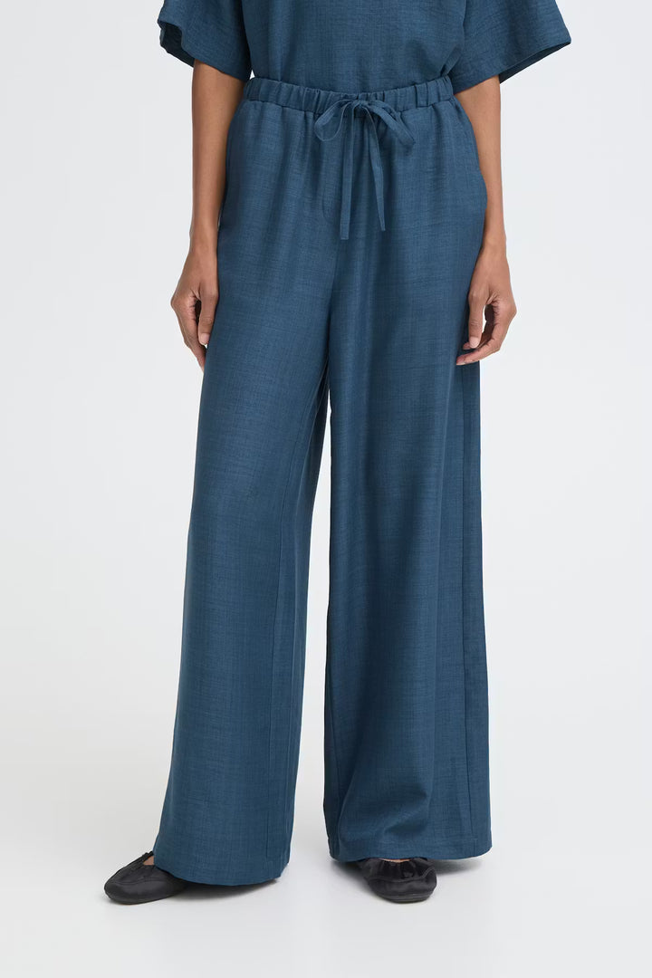 IHKATICO PANTS "TRUE NAVY MELANGE"