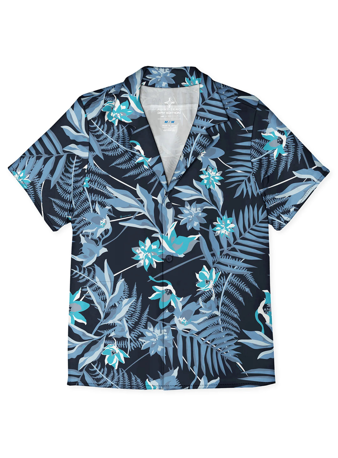 KIKO - TROPICAL BLOOMS PRINTED STRETCH SHIRT "LAGUNA"