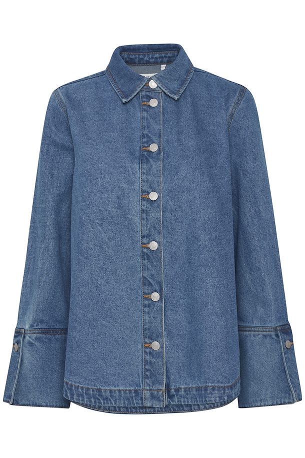 BYKITTA SHIRT - MID BLUE DENIM