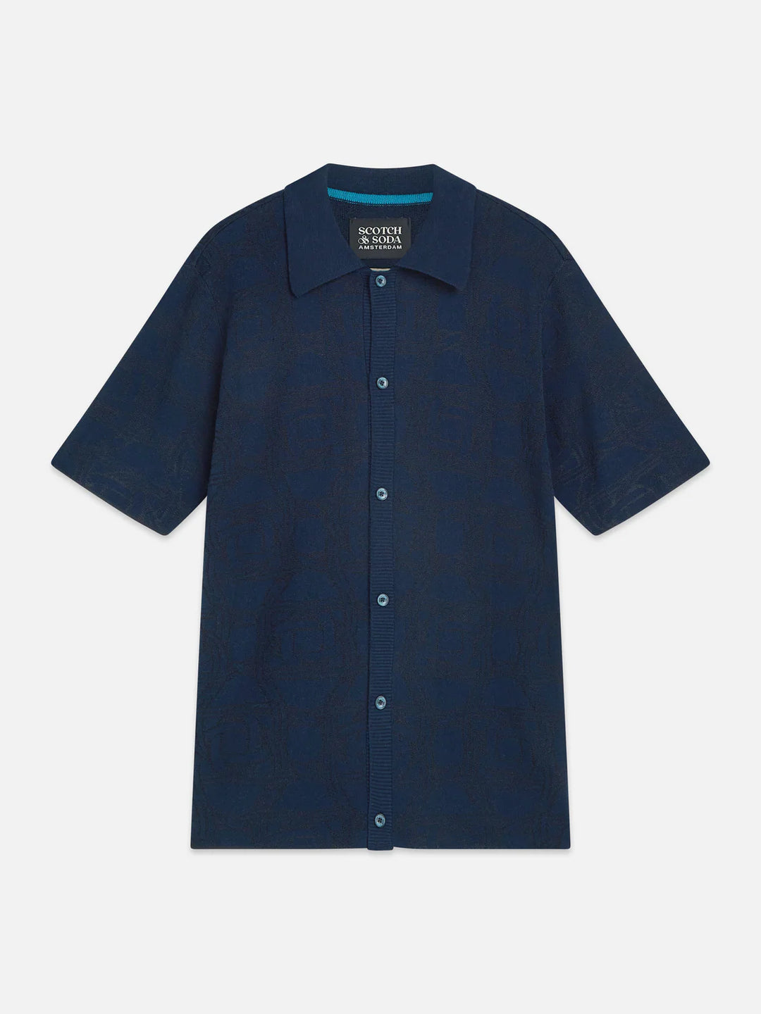 KNITTED SHORT SLEEVE SHIRT "HORSESHOES INFINITY"