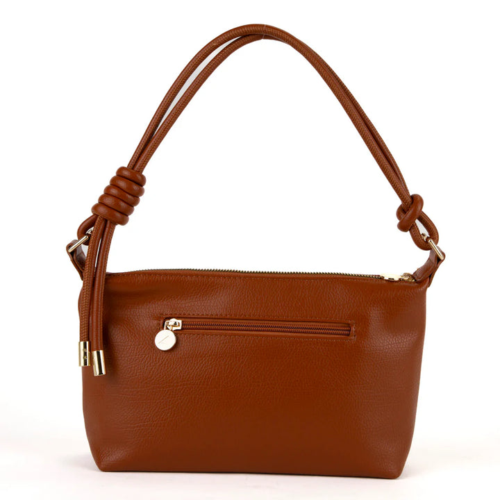 RIONA PANDORA KNOTTED BAG "COGNAC"