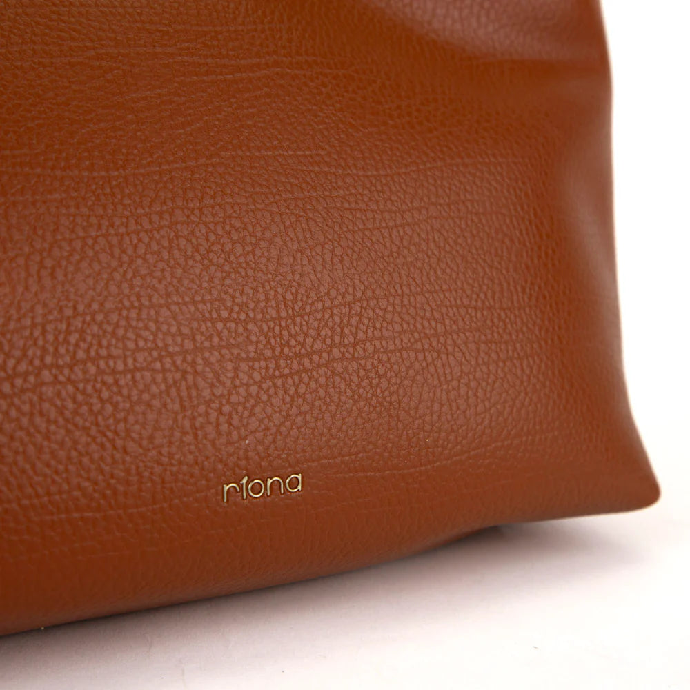 RIONA PANDORA KNOTTED BAG "COGNAC"