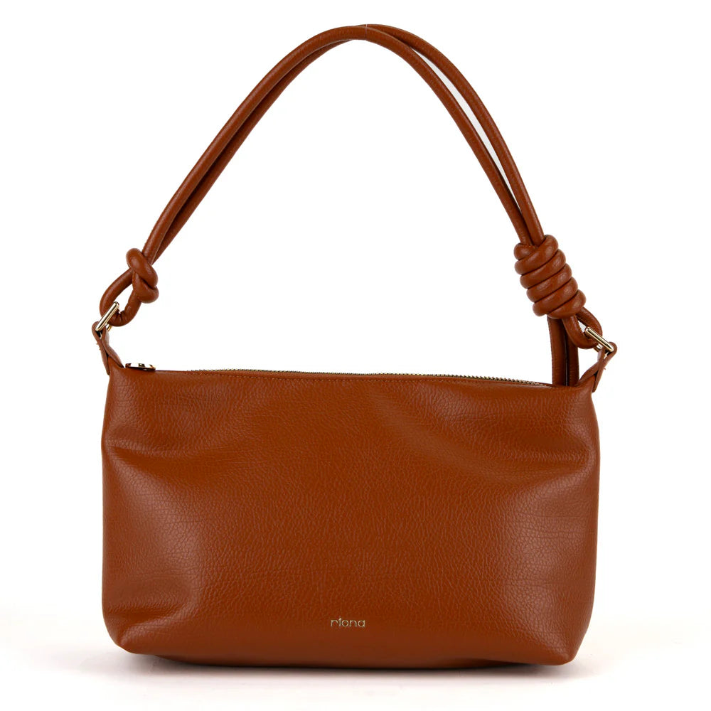 RIONA PANDORA KNOTTED BAG "COGNAC"