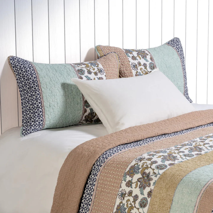 KOMBUCHA PRINTED QUILT - KING 3PCS