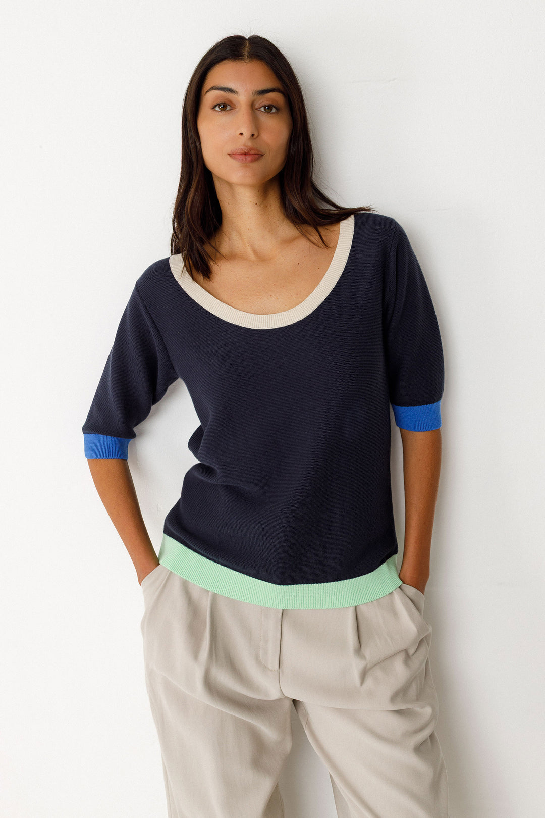 LARY-GOTS T-SHIRT "NAVY"