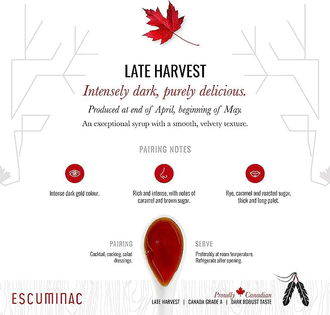 ORGANIC MAPLE SYRUP - LATE HARVEST 50ML