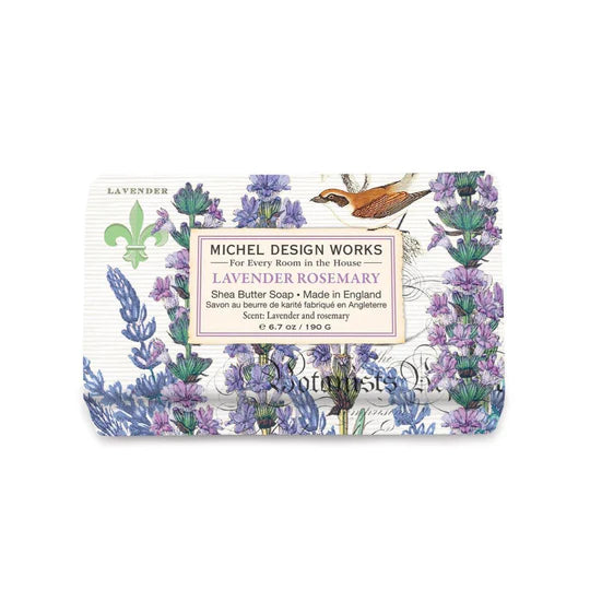 LAVENDER ROSEMARY MEDIUM BATH SOAP BAR