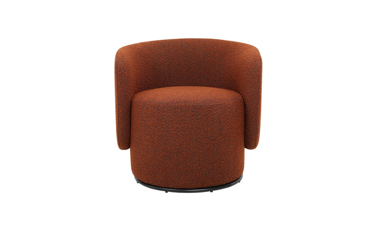 Mobital Swivel Lounge Chair Biarritz Rust