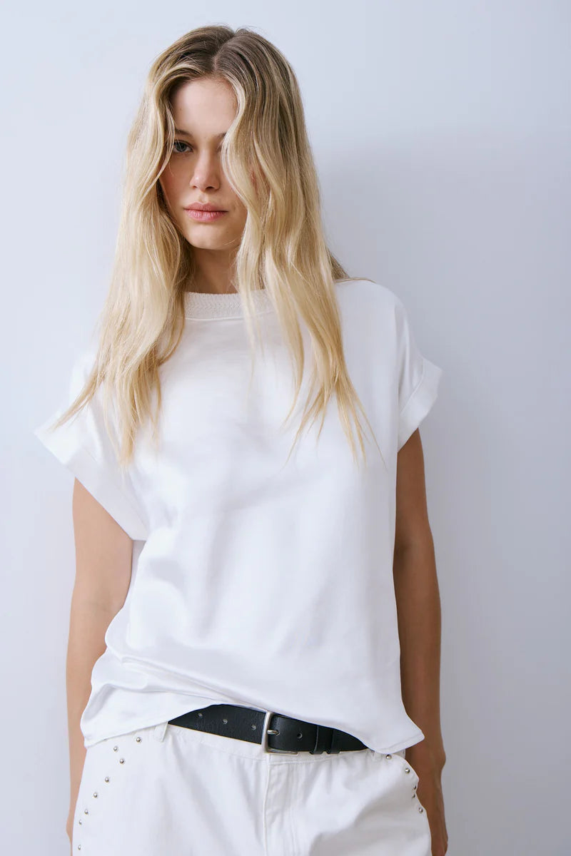 LEAH TOP "OFF WHITE"