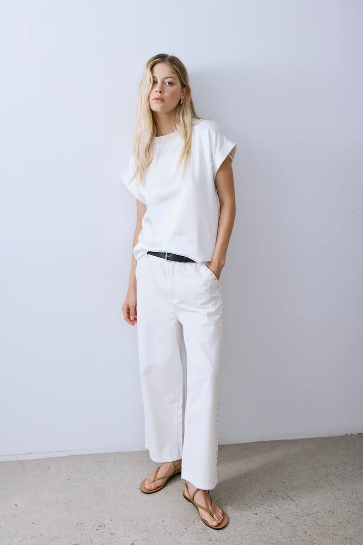 LEAH TOP "OFF WHITE"