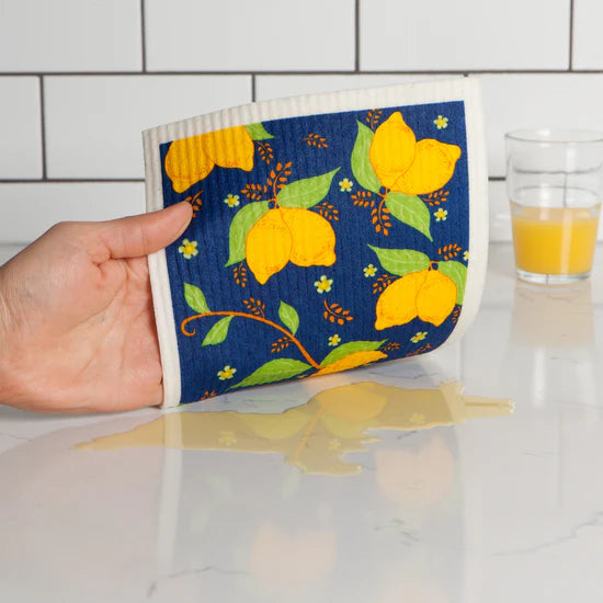 PROVENCAL LEMONS SWEDISH DISH CLOTH