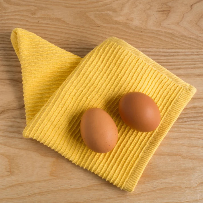 LEMON RIPPLE DISHCLOTHS - SET OF TWO